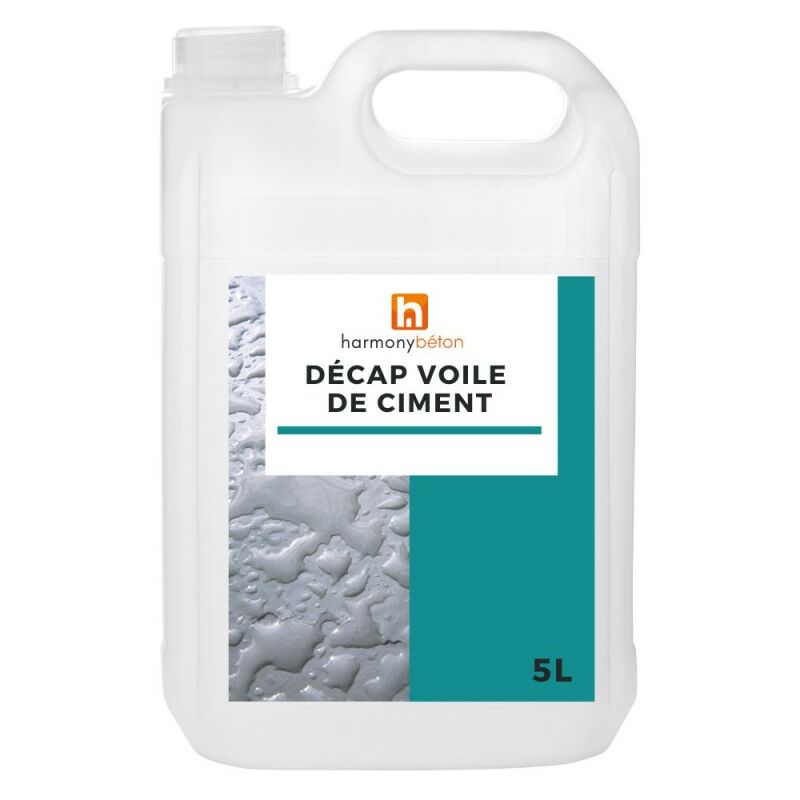 Décapant voile Ciment - Décap ciment - 5 L - Harmony Béton