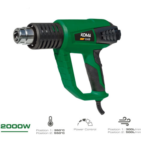 Decapador electrico 2000w 26,5x20,6cm koma tools