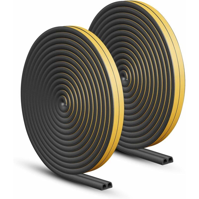 Start - Décapage météo de la porte, bande d'étanchéité de fenêtre pour portes et fenêtres - Joint de porte à bande météo à mousse auto-adhisive Bande