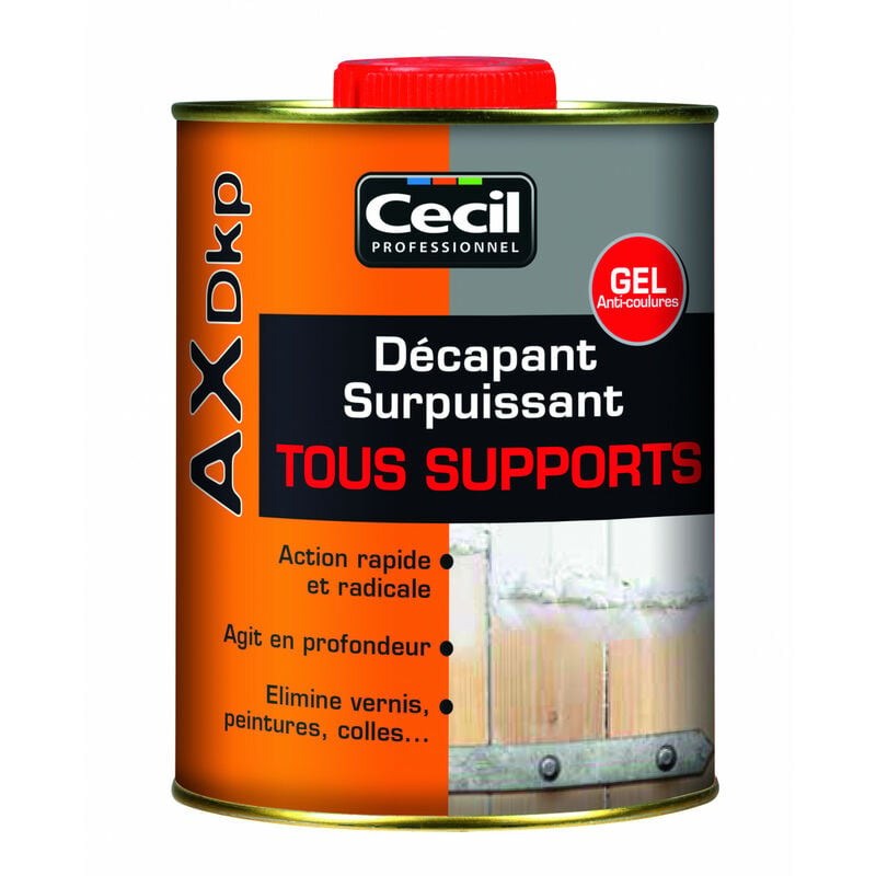 Cecil - Décapant ax dkp Gel Multi-supports Cond.: 2.5 l