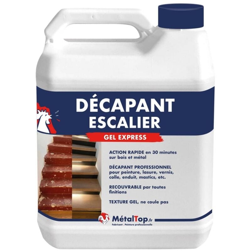 Decapant Escalier - 5 l - Incolore Metaltop