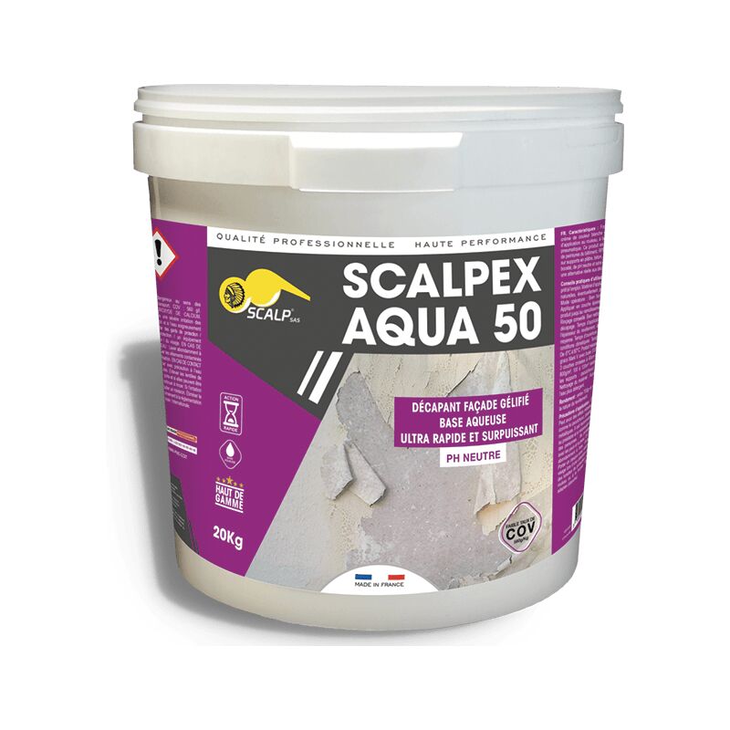 Décapant Façade, gélifié - Scalpex Aqua 50 - 20L