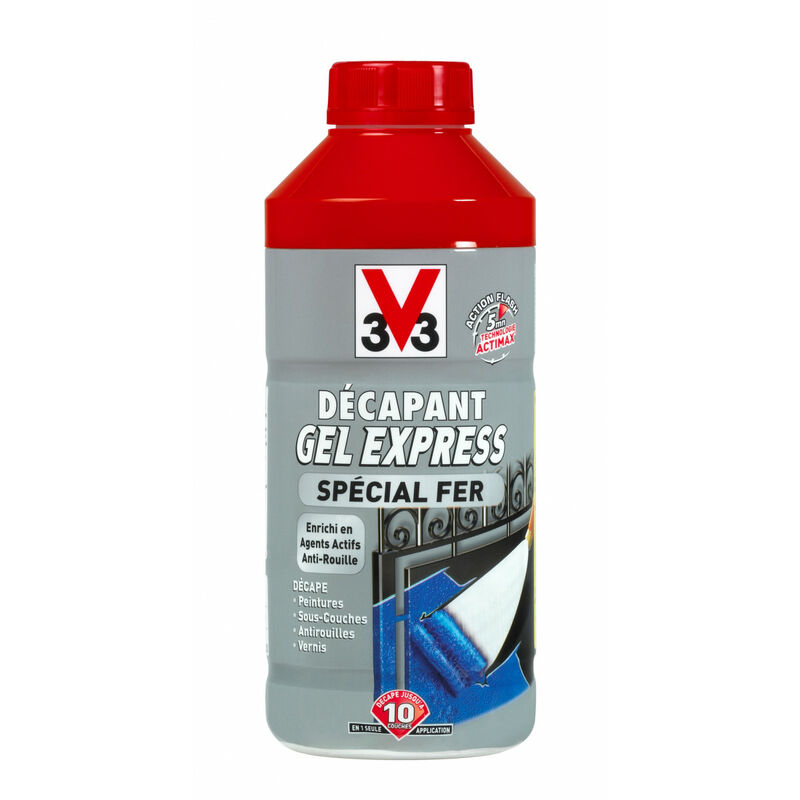 V33 - Décapant spécial fer Gel express® - Incolore 250 ml - Incolore