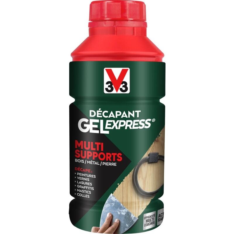 Décapants gel express® Multi-supports 0,5L V33 Incolore