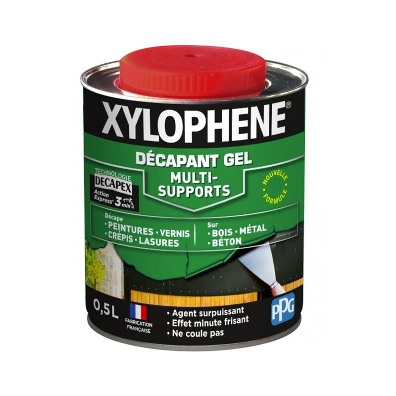 Xylophene - Xylophène décapant gel multi support 0.5l incolore. Xylophène