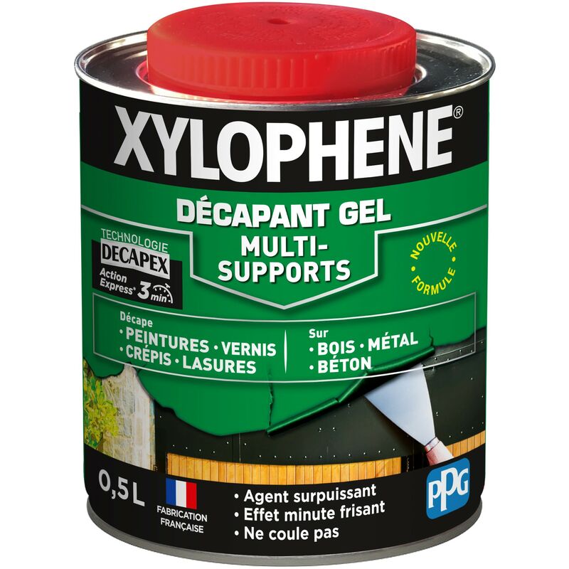 Xylophene - Xylophène décapant gel multi supports 0.5L - incolore