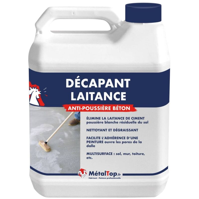 Decapant Laitance - 5 l - Incolore Metaltop