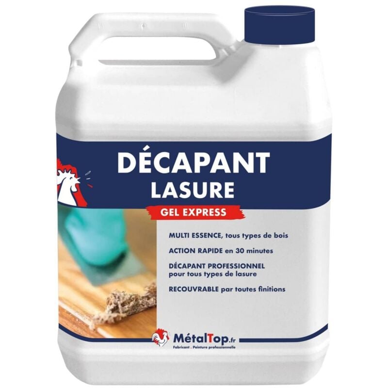 Decapant Lasure - 1 l - Incolore Metaltop