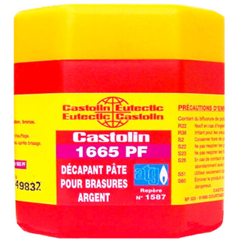 Décapant pate 1665PF pot de 200Gr Castolin