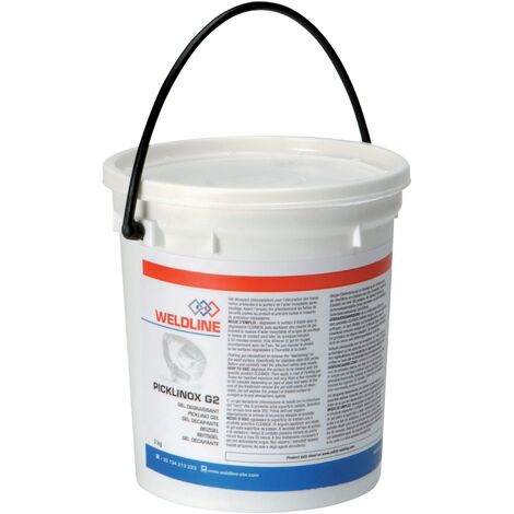 Décapant pâte inox 2kg pour nettoyage acier inoxydable – Élimine oxydes après soudage – Application uniforme – W000266428 – Saf-Fro