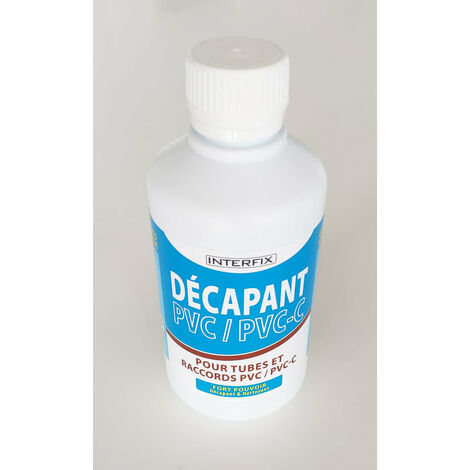 Décapant pour raccords pvc