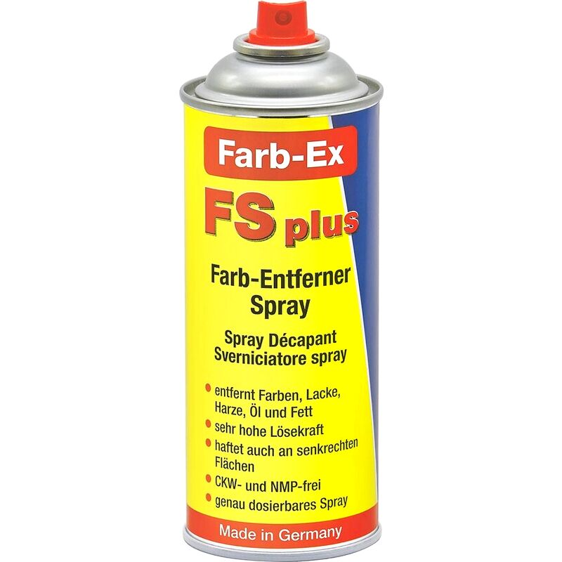 Décapant puissant en spray Decotric Farb-Ex fs dissout peinture, verni, résine, huile 400ml