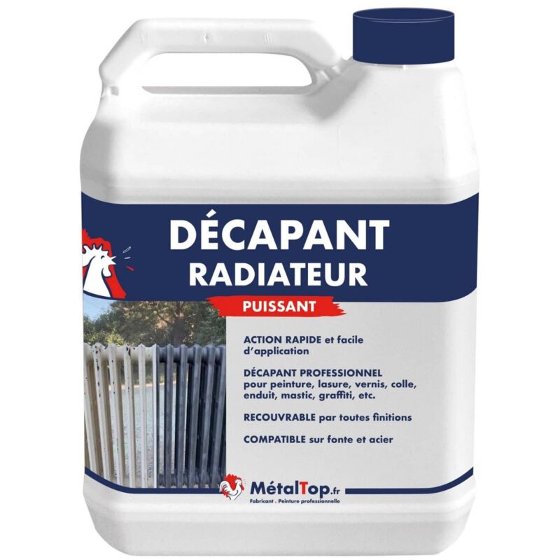 Decapant Radiateur - 5 l - Incolore Metaltop