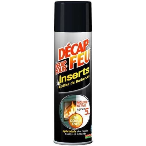 DECAP'FOUR - Décap Feu pour insert de cheminée et grille de barbecue - 500 mL