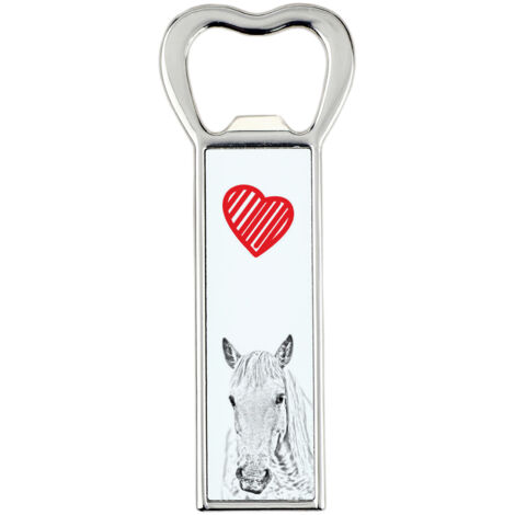 Décapsuleur Cheval Camargue, Décapsuleur frigo personnalisé, Cadeau Homme Unique par Art-Dog