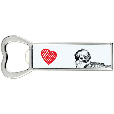 Décapsuleur chien d'eau portugais, ouvre-bouteille de réfrigérateur personnalisé, cadeau unique pour homme par Art-Dog