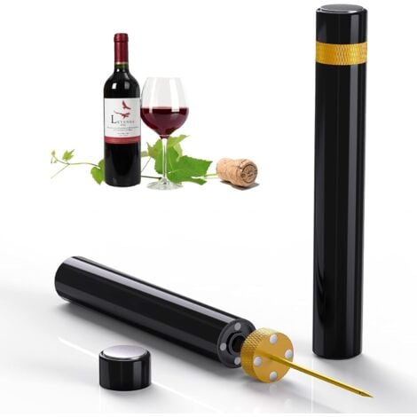 LYCXAMES Décapsuleur portable doré Accessoires professionnels pour le vin Petit et facile à transporter Ouvrez la bouteille sans effort Un incontournable pour les amateurs de vin