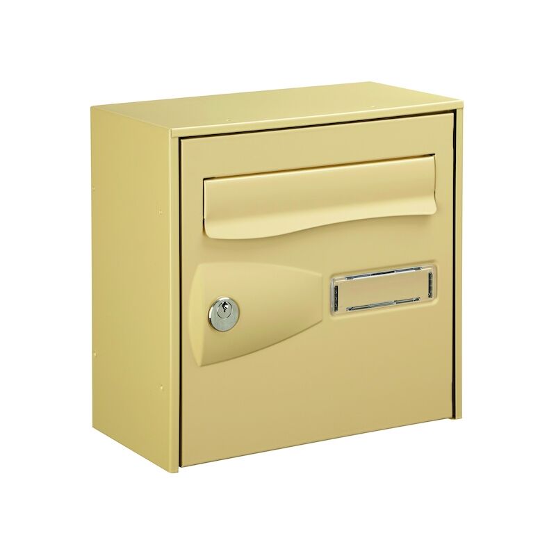 Boîte aux lettres individuelle citadis applique murale - 1 porte - vert Decayeux