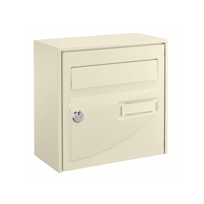 Boîte aux lettres probat demi-format - 1 porte - beige Decayeux