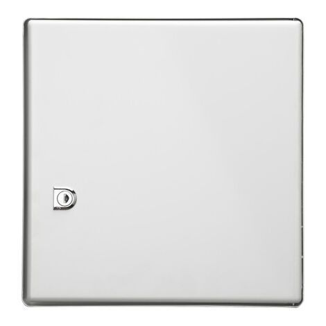 Decayeux – Façade de boîte aux lettres côté privé – Tôle d'acier électrozingué – Résine thermodurcissable – Dimensions 300x305mm