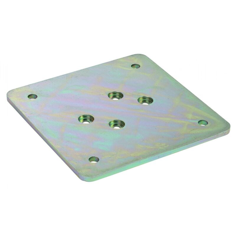 Platine de fixation au sol F900 pour piquet P900 - Decayeux
