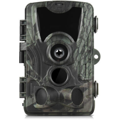 Decdeal Caméra de surveillance, vision nocturne, détection de mouvement, étanche, 24 MP + 2,7 K, 36 LED IR, CMOS 5 MP, IP66, pour la faune et la flore, pour jardin