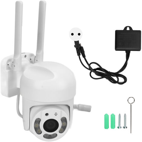 Decdeal Caméra WiFi à double bande 5G Ultra claire Sécurité en plein air Support de la Spiet bidirectionnel Human Spack C21‑5G 100‑240V