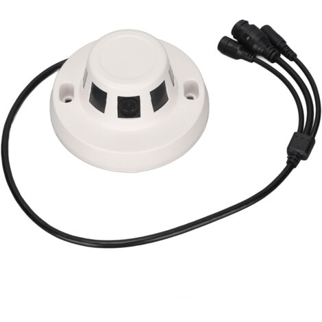Decdeal Détecteur de fumée Caméra 1080p Mini de surveillance d'accès Internet à distance avec signal WiFi pour l'entrepôt domestique