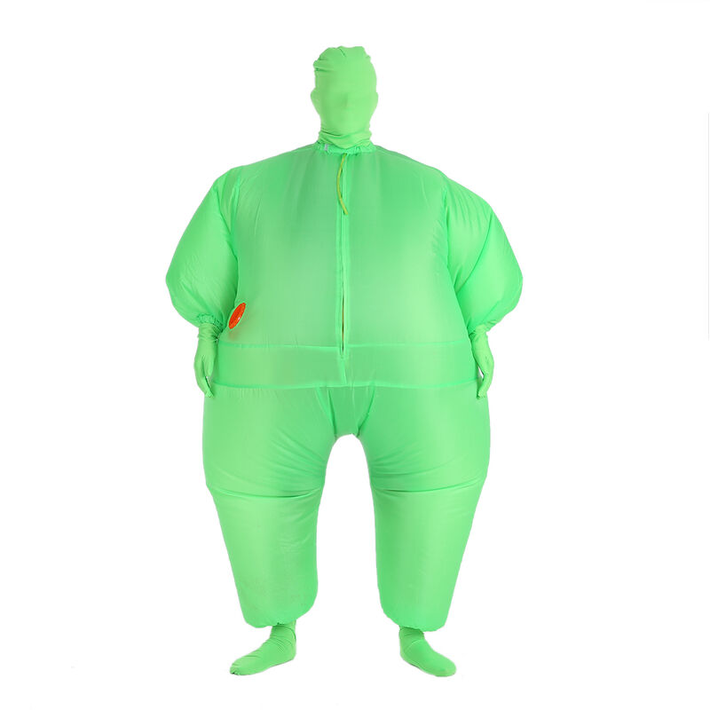 

Disfraz de cuerpo completo inflable de tamano adulto divertido, ventilador de aire operado, vestido de lujo, fiesta deportiva de Halloween, disfraz