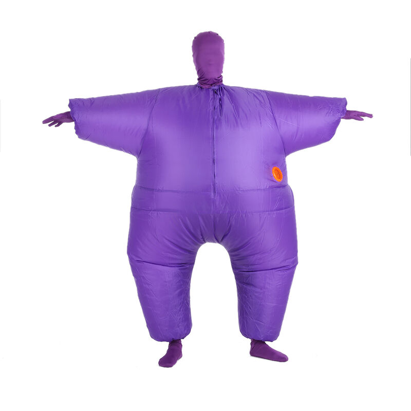 

Decdeal Disfraz de cuerpo completo inflable de tamano adulto divertido, ventilador de aire operado, vestido de lujo, fiesta deportiva de Halloween,