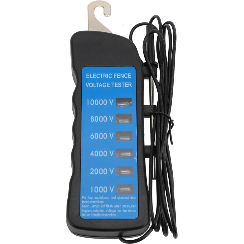 Image of Decdeal Elektrozaunspannungstester Fehler Finder 12 kV tragbarer Farm mit 8 Indikatorlichtern