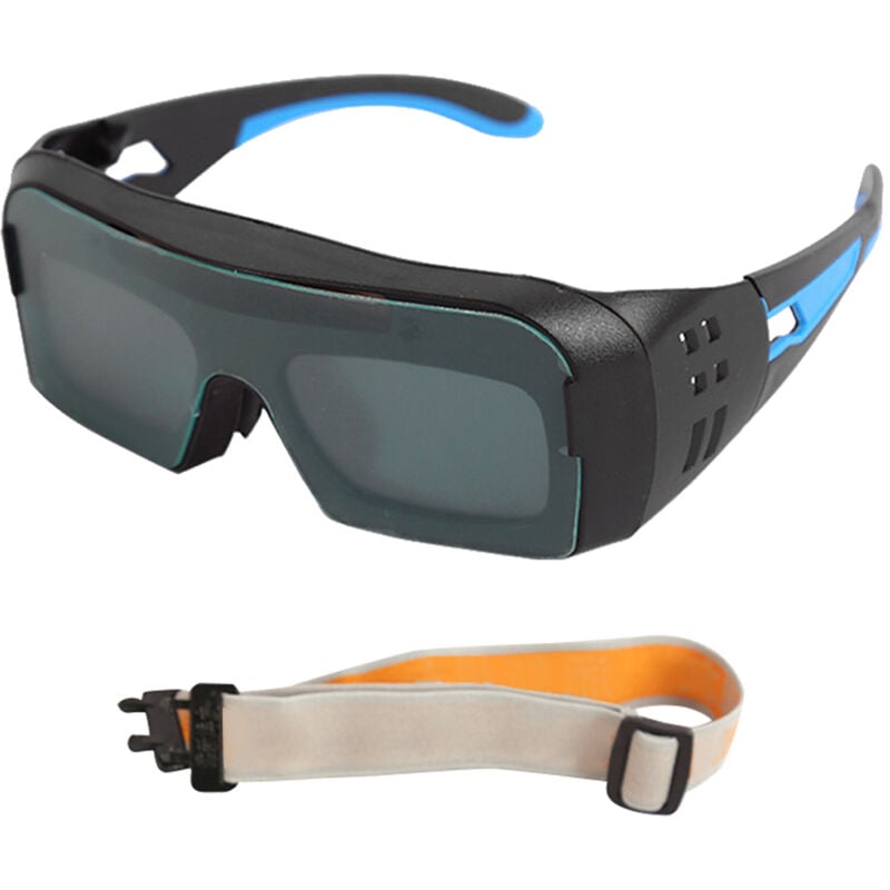 Decdeal - Lunettes de Soudure Auto-Obscurcissantes Solaires - Protection UV/Lumière anti-brillante - Pour Soudage à l'Arc & tig - Réglage Automatique