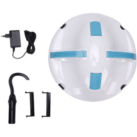 Decdeal Nettoyer de piscine robotique sans fil Autonceau au-dessus du sol pour les piscines plates plug