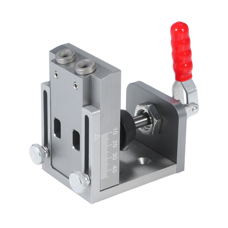 Image of Decdeal - Pocket Hole Locator Jig Kit Aluminiumlegierung