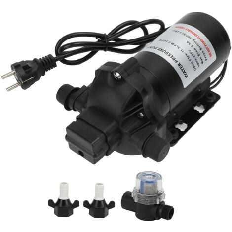 EOSNOW Decdeal Pompe à Membrane Auto-amorçante 220V 11,3 lpm 50psi pour Camping-Car Bateau Voiture