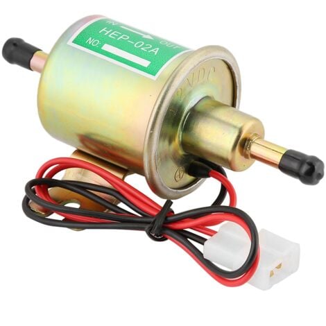 Eosnow HEP02A Pompe à carburant électrique basse pression 12 V, essence, gaz, diesel avec kit d'installation