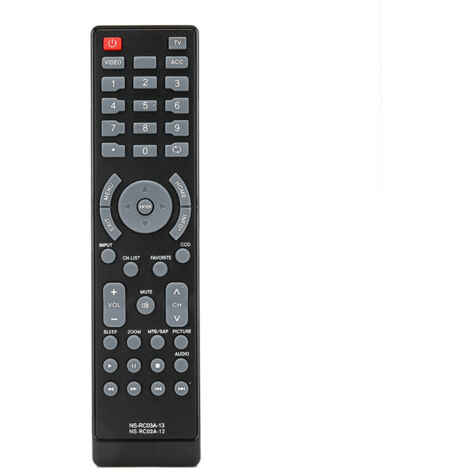 Decdeal Réglage de la télécommande ajustement pour insignia TV NS RC03A-13 NS-32L120A13 NS-40L240A13