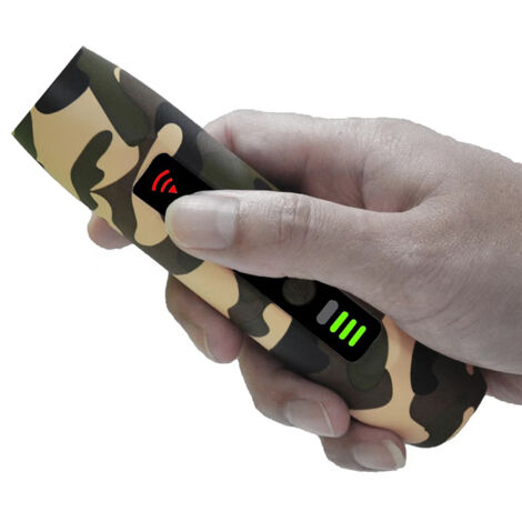 Decdeal Repeller à chiens à ultrasons 3 modes dispositif d'entraînement portable portable avec indicateur de LED de lampe de poche élevé de la luminosité élevée intelligente