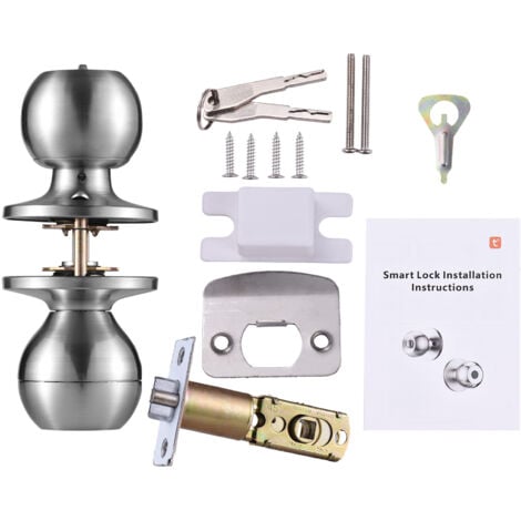 Knobelite Lot De 5 Leviers Robustes Pour Porte D'entrée Et De Placard