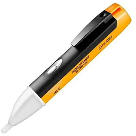 Decdeal Stylo électrique sans contact avec indicateur LED, testeur électrique portatif pour la détection de circuits