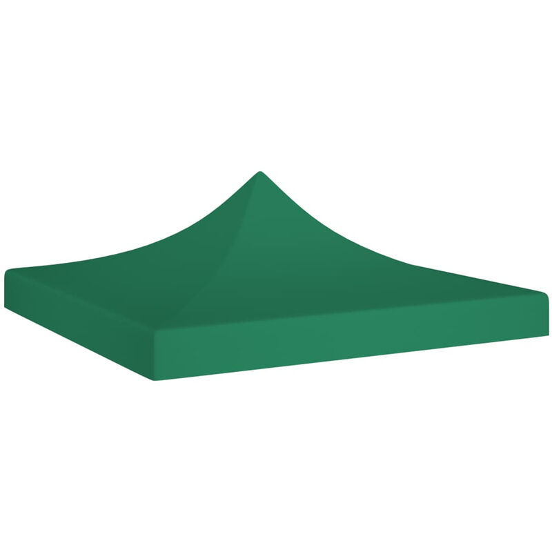 Decdeal - Toit de tente de réception 3x3 m Vert 270 g/m²