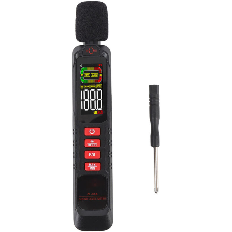 Image of Decdeal Tonpegel-Messgerät Tragbares Rauschdeibel mit genauem A-Gewicht für Heimbaustellen ZL-81A