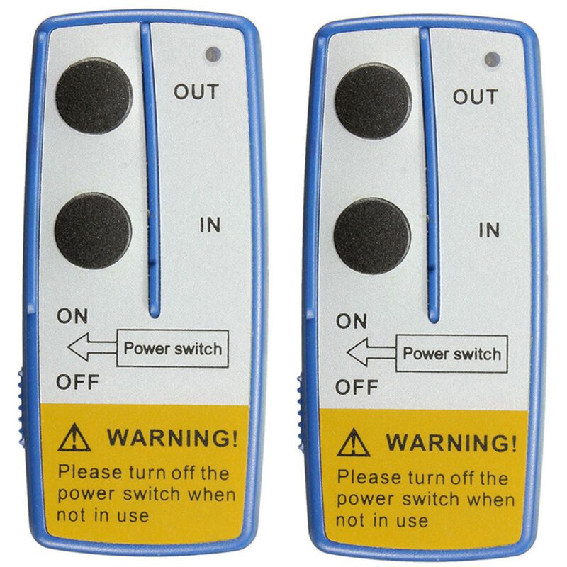 Image of Decdeal - Universelles 12V 50ft kabelloses Konsolenwinden-Fernbedienungsset für Jeep atv suv
