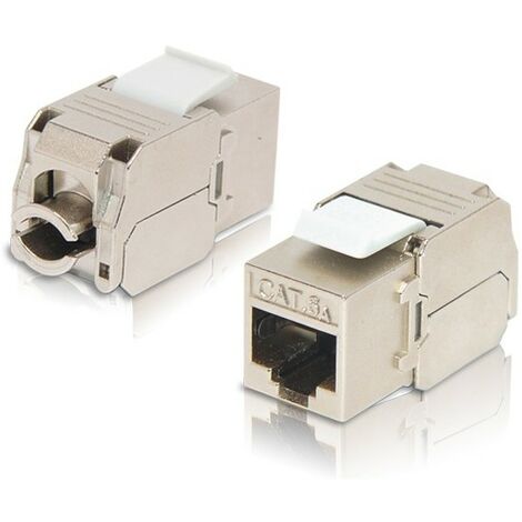 Decelan KJ28F-6A-FS Connecteur 180° RJ45 Catégorie 6A blindé