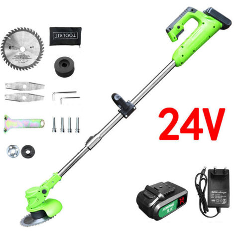 Decespugliatore a batteria con batteria da 24 V 8000 mAh