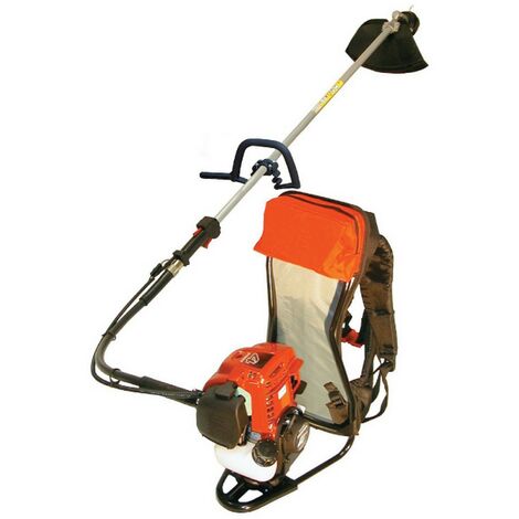 Decespugliatore a zaino 4 tempi motore Honda GX-35 benzina spalleggiato asta Bluebird