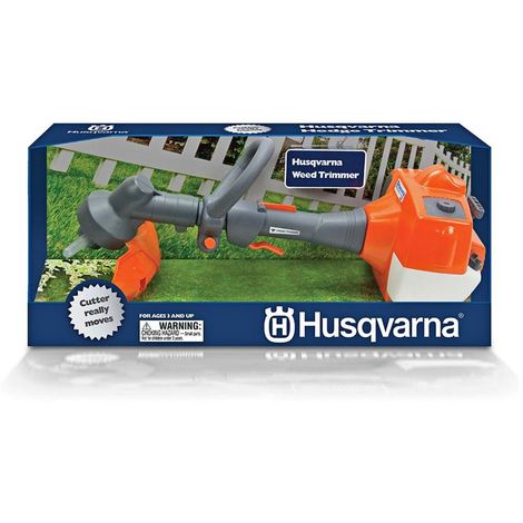 DECESPUGLIATORE GIOCATTOLO HUSQVARNA REGALO BAMBINO TESTINA IN SILICONE ROTANTE