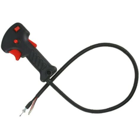 Decespugliatore, taglia-tubi, maniglia di comando, interruttore, grilletto dell'acceleratore, cavo, accessori da giardino, parti di attrezzi da potatura, diametro 19 mm, lunghezza 80 mm