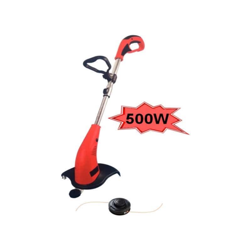 Grecoshop - Decespugliatore/Tagliaerba/Rasaeraba/Tagliabordi a filo elettrico 500W