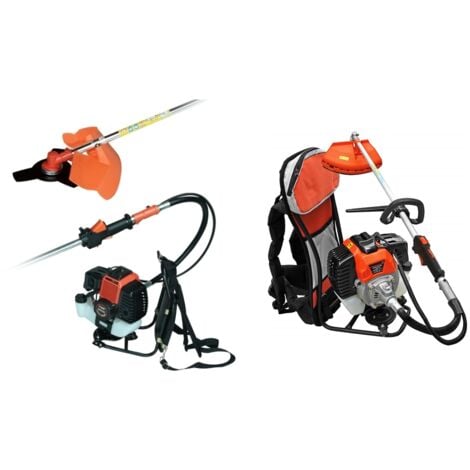 Decespugliatore/Tagliaerba/Rasaeraba/Tagliabordi a scoppio 51,7cc a zaino